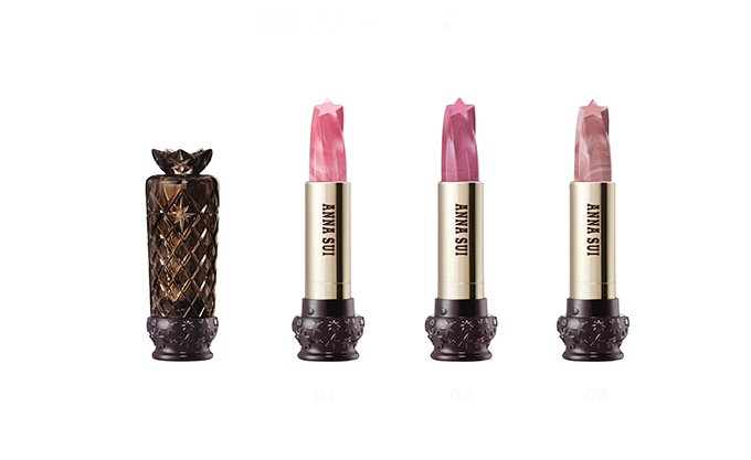 アナ スイ17年春コスメ、‟流れ星リップ”新作やマーブル柄が出現する