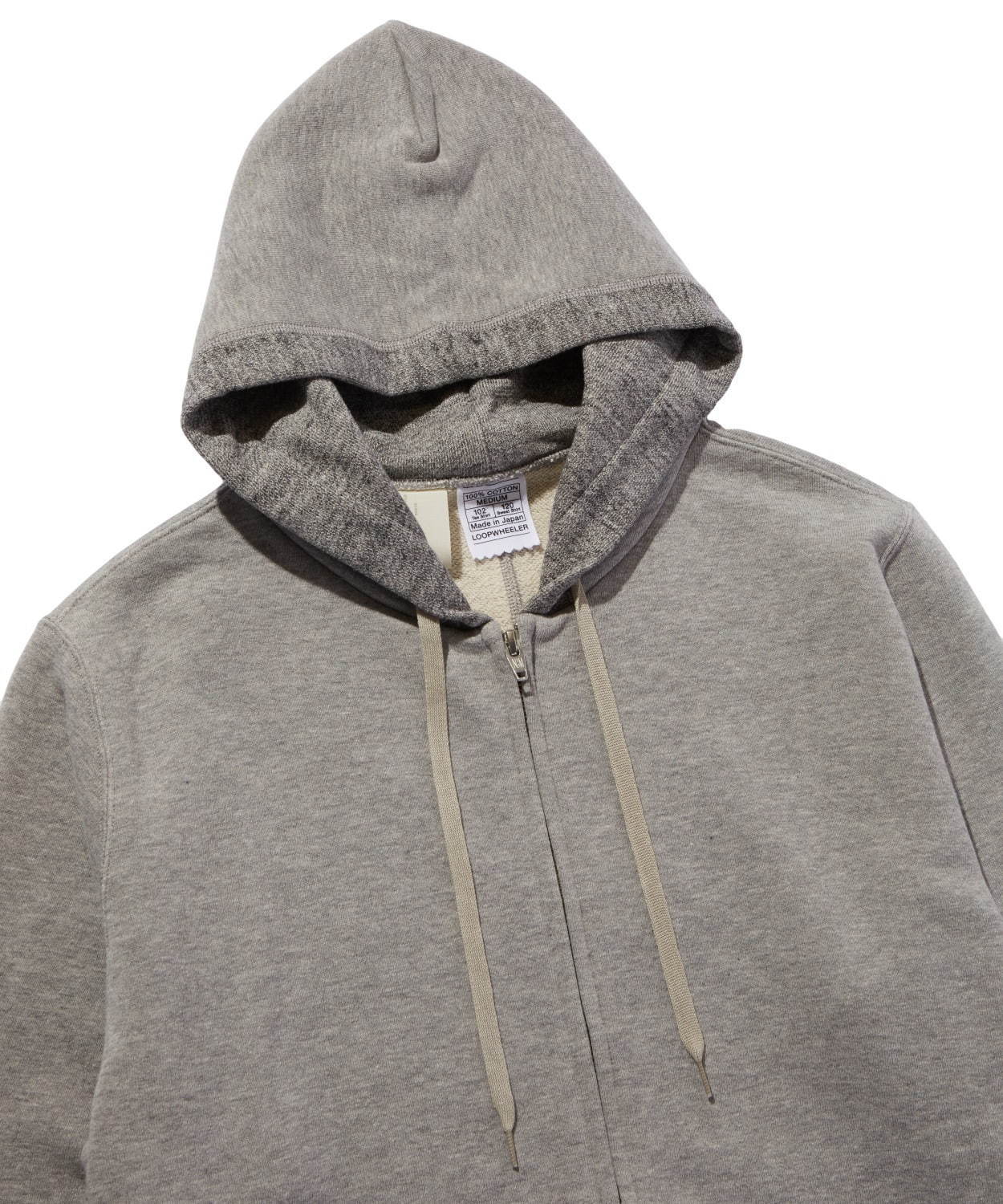 N.ハリウッド アンダーウエア × ループウィラーのジップパーカー、もっ