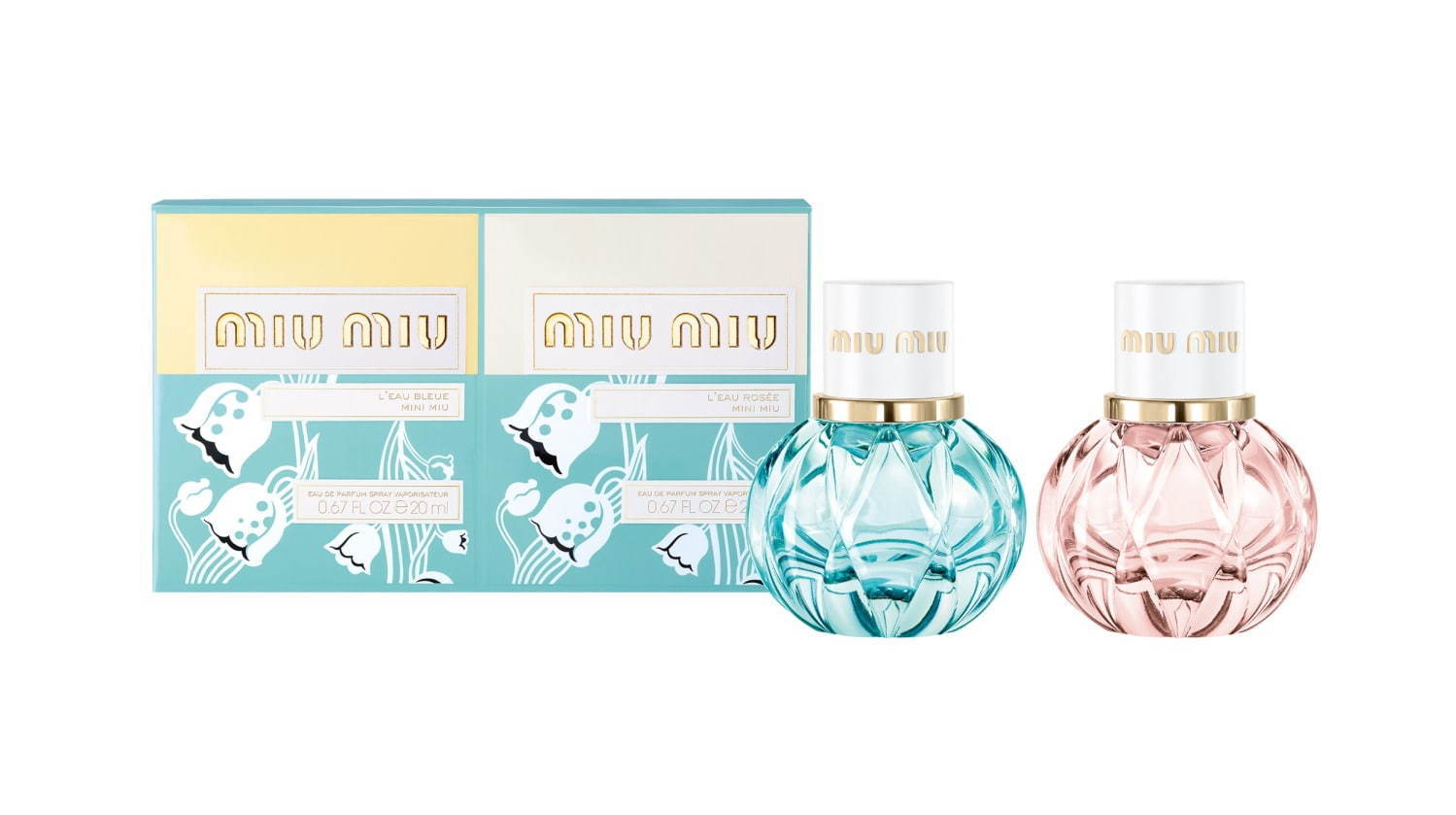 ミュウミュウ ミニミュウ セット」ミニサイズのフレグランスをセットに