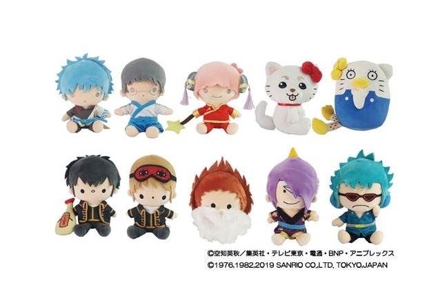 サンリオ×アニメ『銀魂』定春がハローキティ、万事屋がリトルツイン