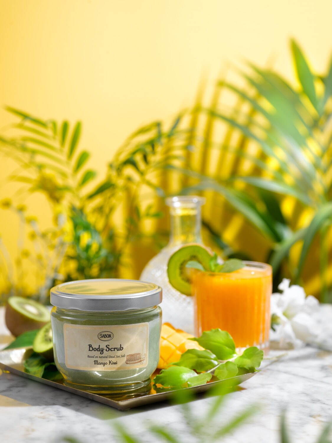 SABONの夏限定「マンゴー・キウイ」フルーティーなボディスクラブ