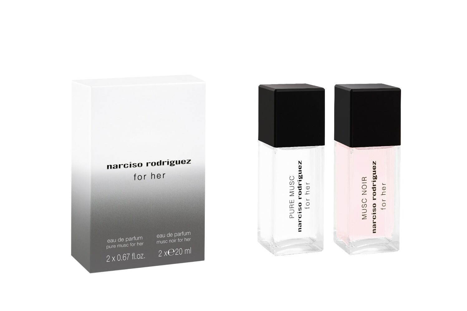 ナルシソ ロドリゲス21年フレグランスセット、濃厚な“ムスク”の香り
