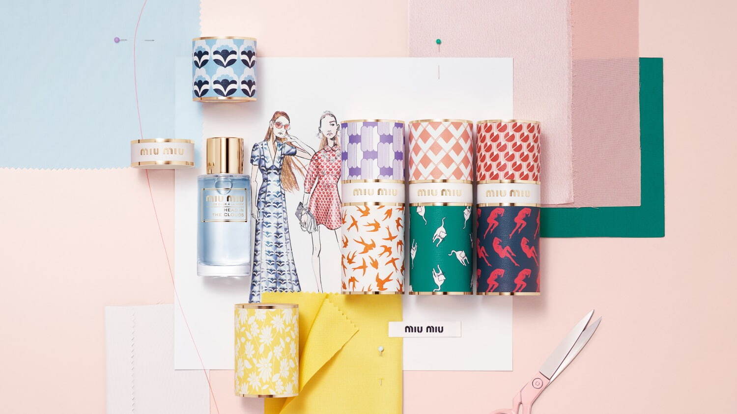 ミュウミュウ“香り＆ケースを選べる”新フレグランス、クレームブリュレ