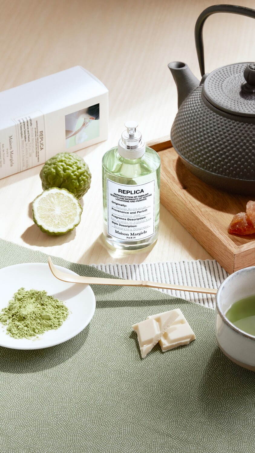 メゾン マルジェラ フレグランス「レプリカ」新作“抹茶の香り”、日本が