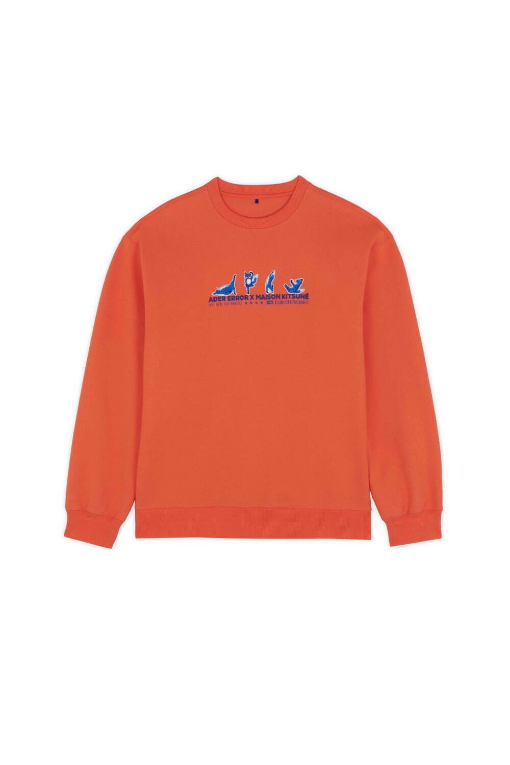 メゾン キツネ、くつろぐ「ブルーフォックス」のフーディ＆Tシャツ