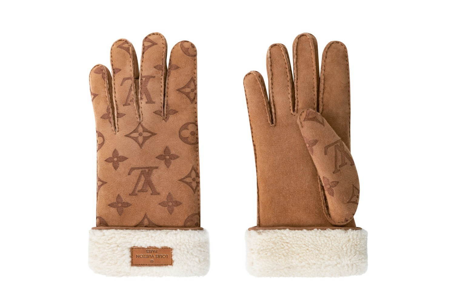 ルイ・ヴィトン新作“モノグラム”ハット＆手袋、高級レザー×シアリング