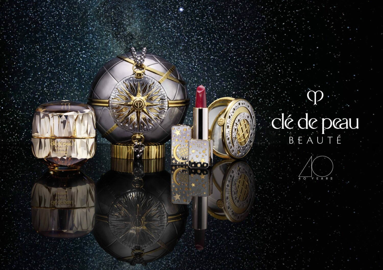 クレ・ド・ポー ボーテ人気クリーム＆リップが“宝石ケース”に！月と