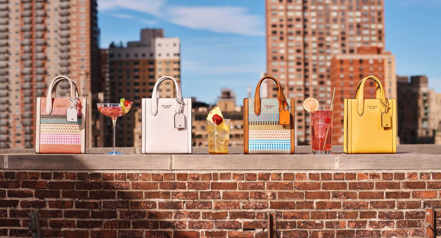 ケイト・スペード22年夏の新作バッグ、真っ赤なトマトのハンドバッグ