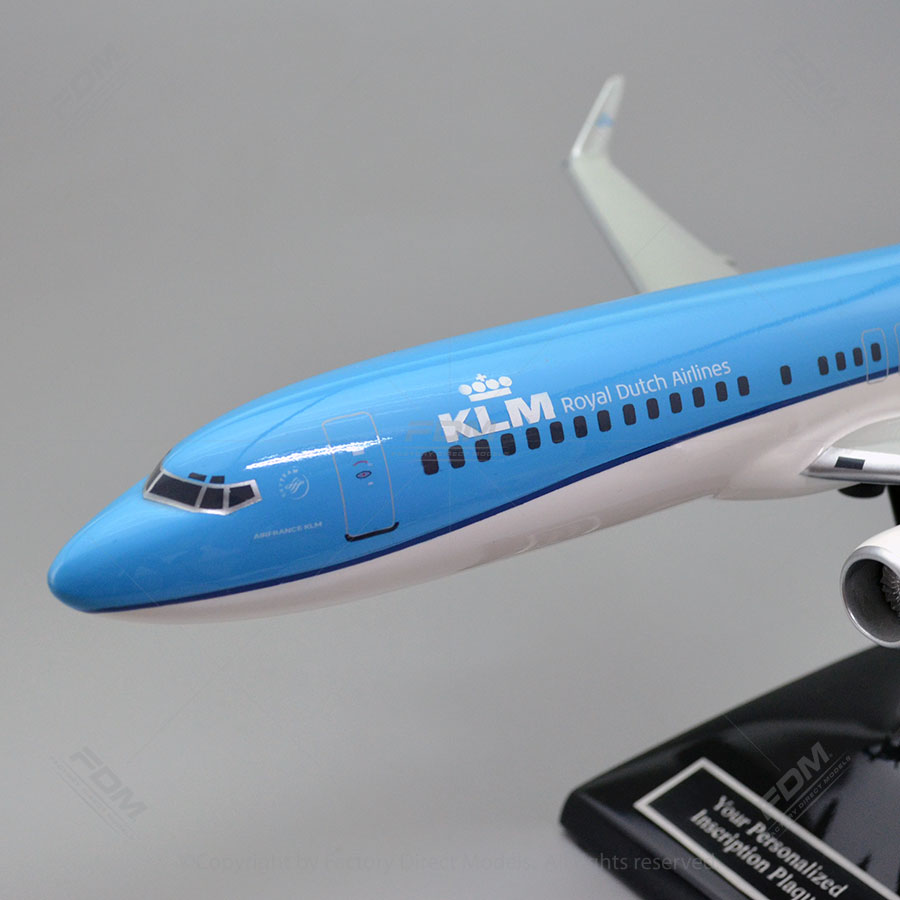 Boeing 737-800 KLM Model Airplane