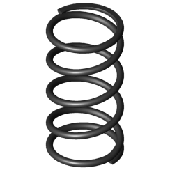Detail page Compression springs: D-213 | Spring steel Ø 1.6 x 16 x