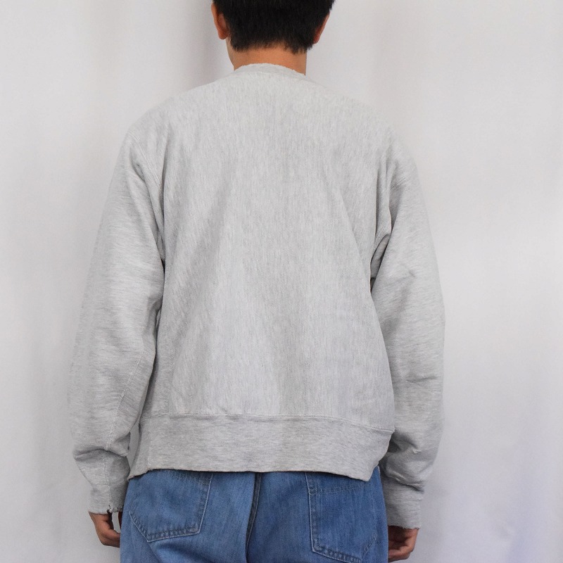 80s 80年代 チャンピオン アメリカ製 グレー トレーナー リバース