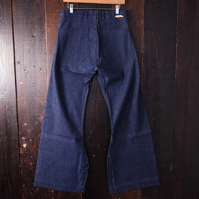 40's〜50's USN デニム巻きパンツ DEADSTOCKUSNAVYセーラーパンツ40