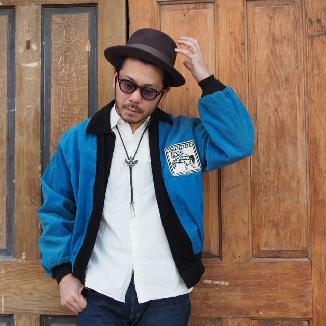 50's E-K SPORTSWEAR チェーンステッチ入り切替コーデュロイジャケット