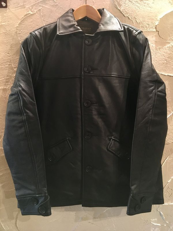 PUBLIC HLD/LEATHER CARCOAT BLACK - FeelFORCE
