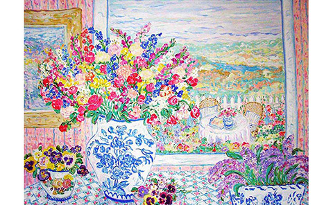 インザガーデン』レスリー・セイヤー | 絵画・アート販売 ギャラリー