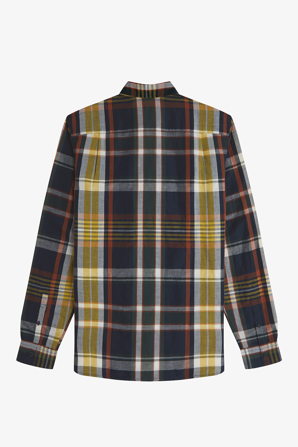Madras Check Shirt(M 608：NAVY): | FRED PERRY JAPAN | フレッド