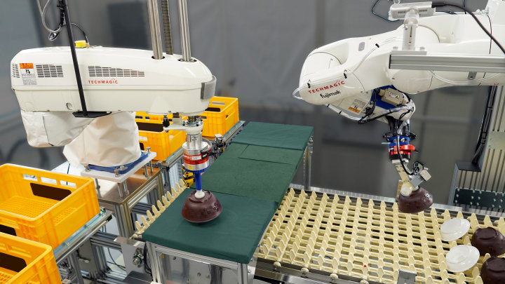 食器自動仕分けロボットfinibo｜人手不足の解決策、洗い場の負担軽減と