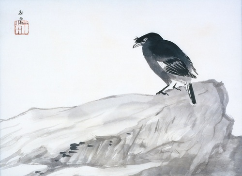 叭々鳥図 | 川合玉堂 | 収蔵品詳細 | 作品を知る | 東京富士美術館