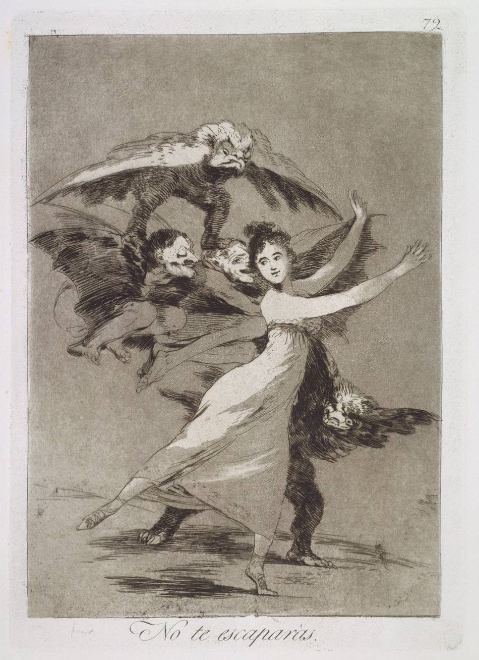 気まぐれ/72 お前は逃げられまい | フランシスコ・デ・ゴヤ・イ