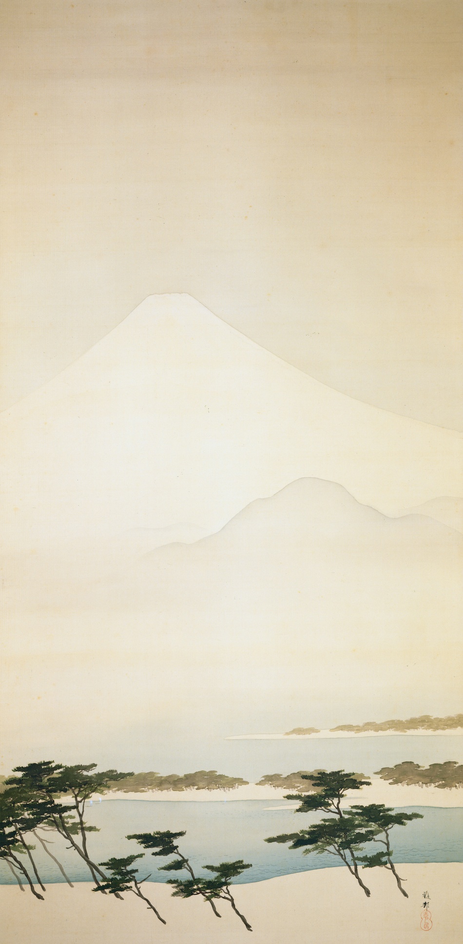 三保松原図 | 橋本雅邦 | 収蔵品詳細 | 作品を知る | 東京富士美術館