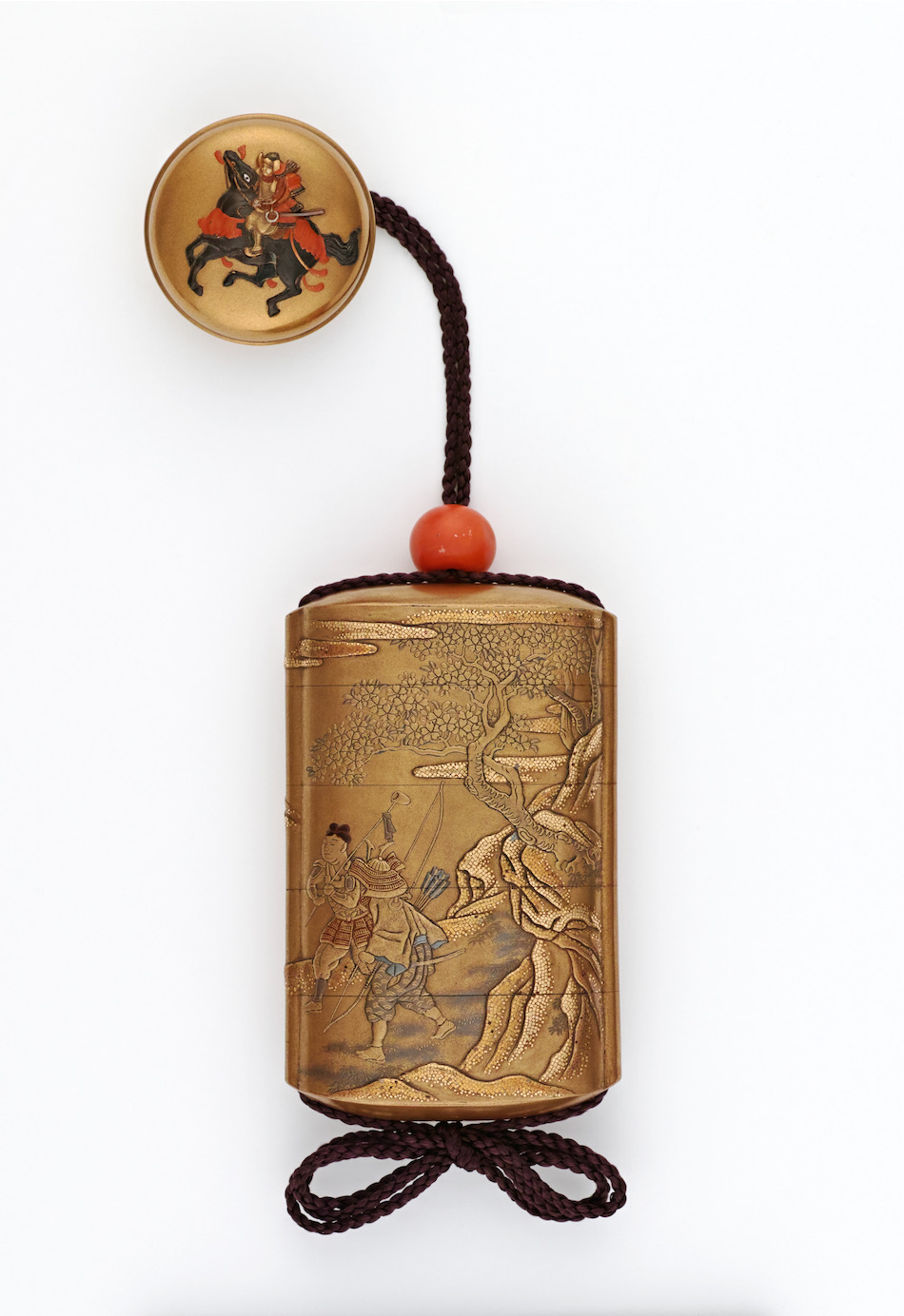 勿来関蒔絵印籠 銘 梶川文龍斎作（偽銘） | | 収蔵品詳細 | 作品を知る