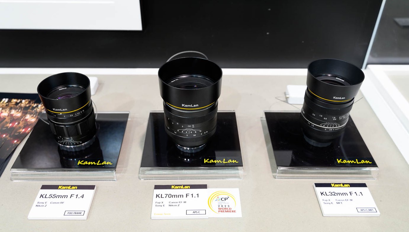 Kamlan 32mm f/1.1 Displayed at CP+ - Fuji Rumors