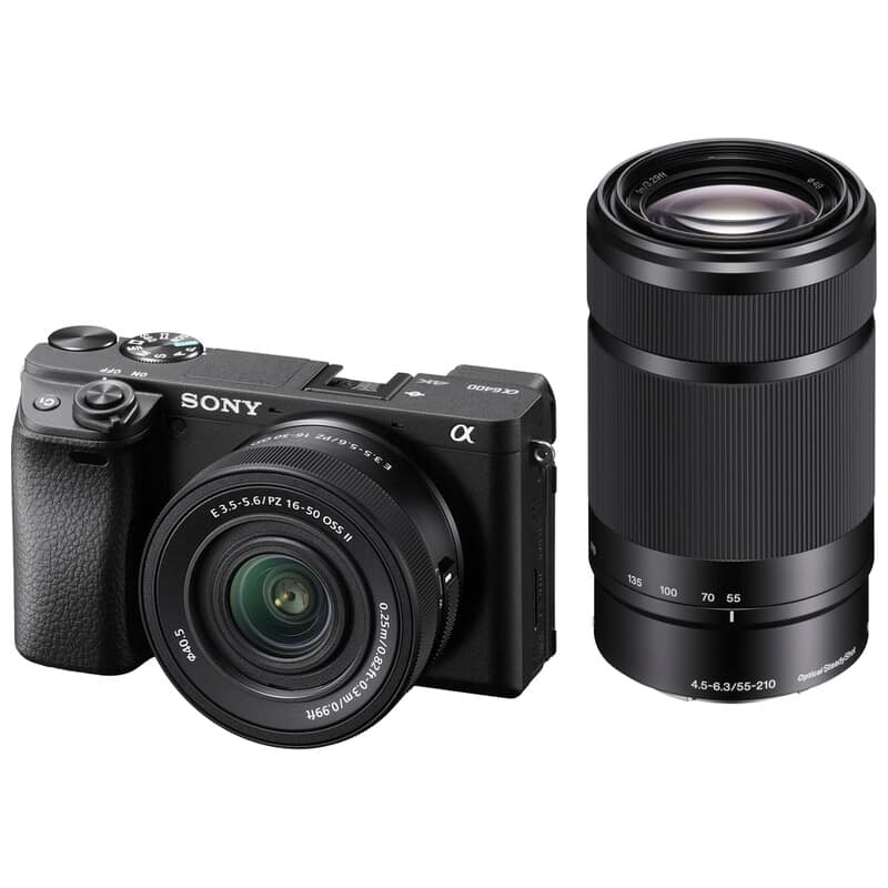 SONY α6400 ダブルズームレンズキット ブラック ILCE-6400X B 新品