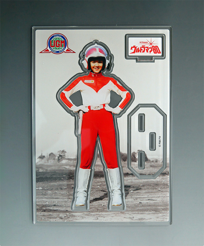直筆サイン入り】ウルトラマン80 UGM 星涼子隊員×台座付きアクリル