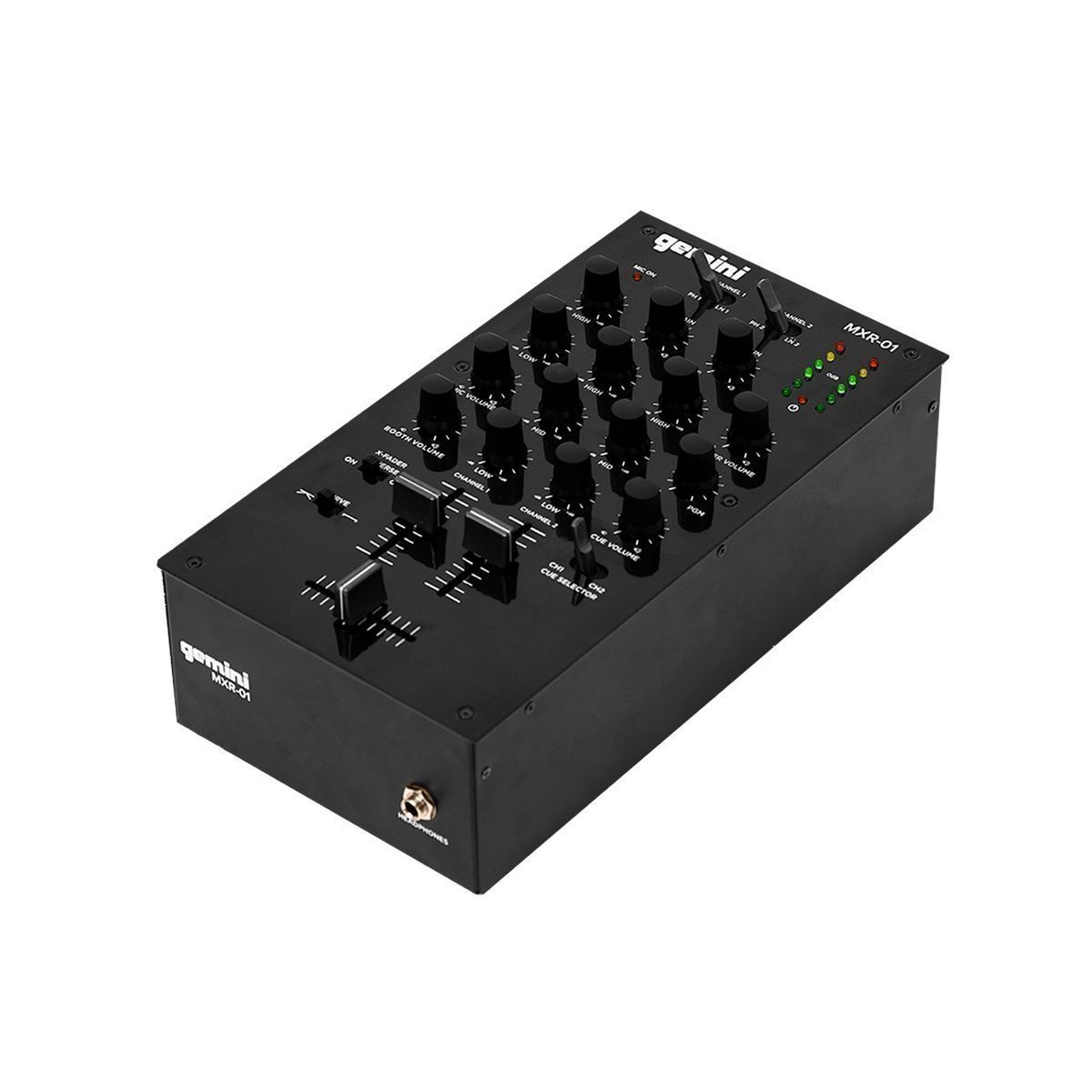 Gemini MXR-01BT 2-Channel DJ Mixer with Bluetooth | Full Compass