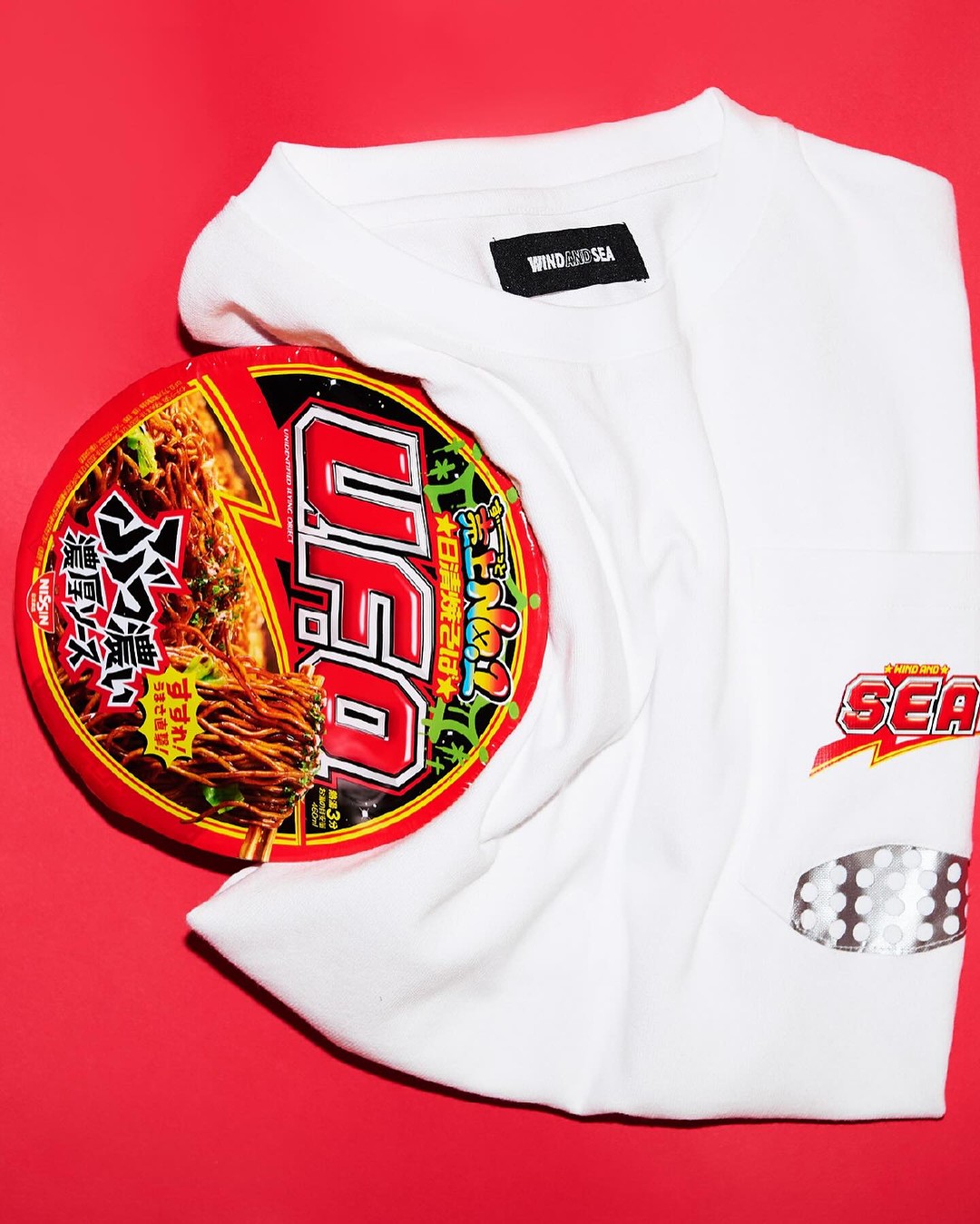 WIND AND SEA × 日清焼そばU.F.O.「ぶっ濃い濃厚ソース」コラボが2024