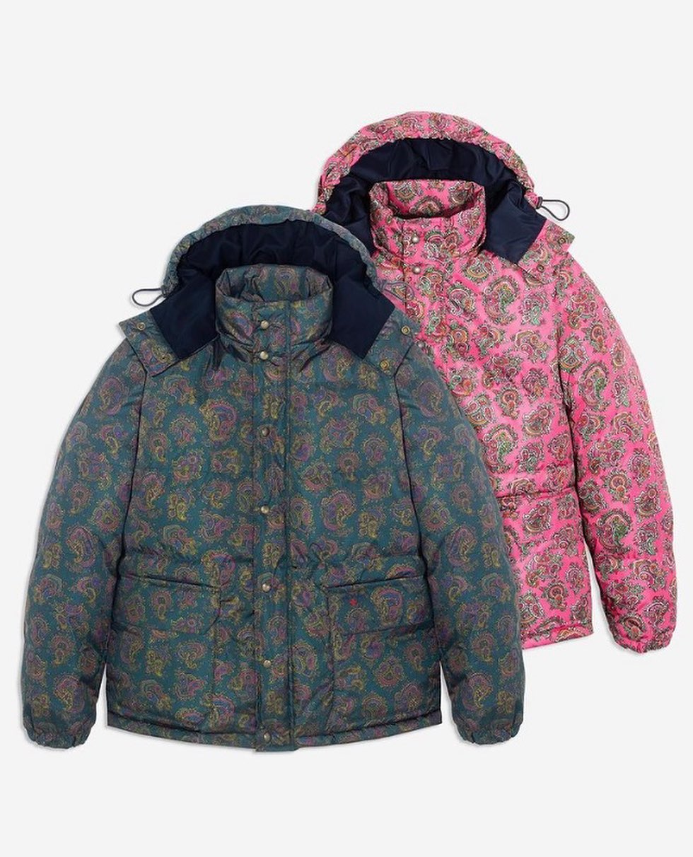 Noah 2021 S/S ローンチに先駆けて”Paisley Cashball Puffer Jacket”が