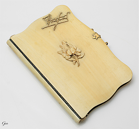 舞踏会の手帳 アイボリー フランス アンティーク