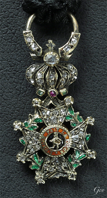 王冠 プチ勲章（替賞） ベルギー王室 アンティークジュエリー