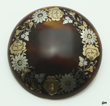 ピケ 鼈甲細工 金銀象嵌 ピクゥエ ブローチ アンティークジュエリー