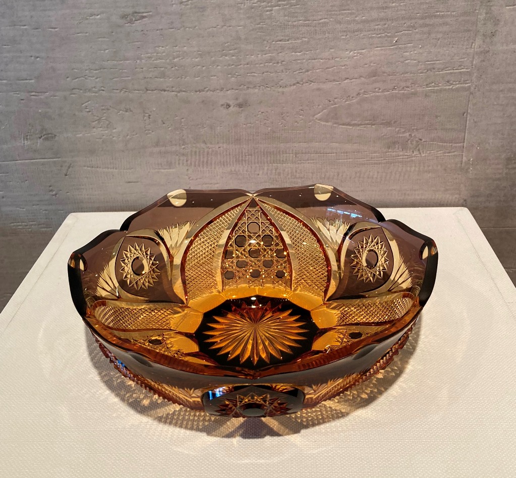 黒木国昭『菓子鉢 綾切子』 - ギャラリーシーズ