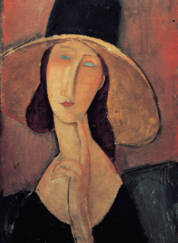 G-Call 展覧会「モディリアーニと妻ジャンヌの物語展」[大きな帽子を