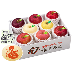青森りんご・キョーエイ 8種りんご 味ぞろえ くだもの | G-Call