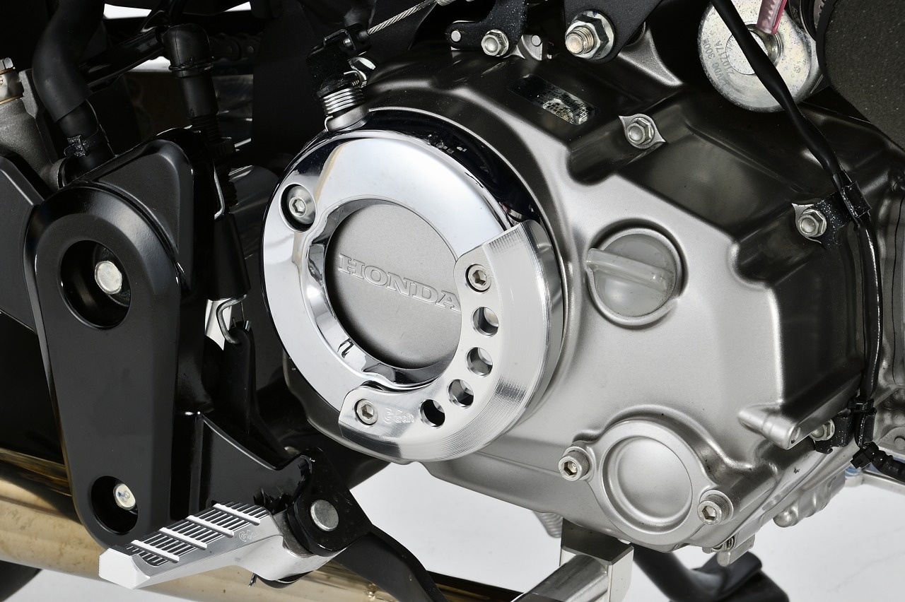 モンキー125 ビレットクランクケースカバーガード | Gクラフト