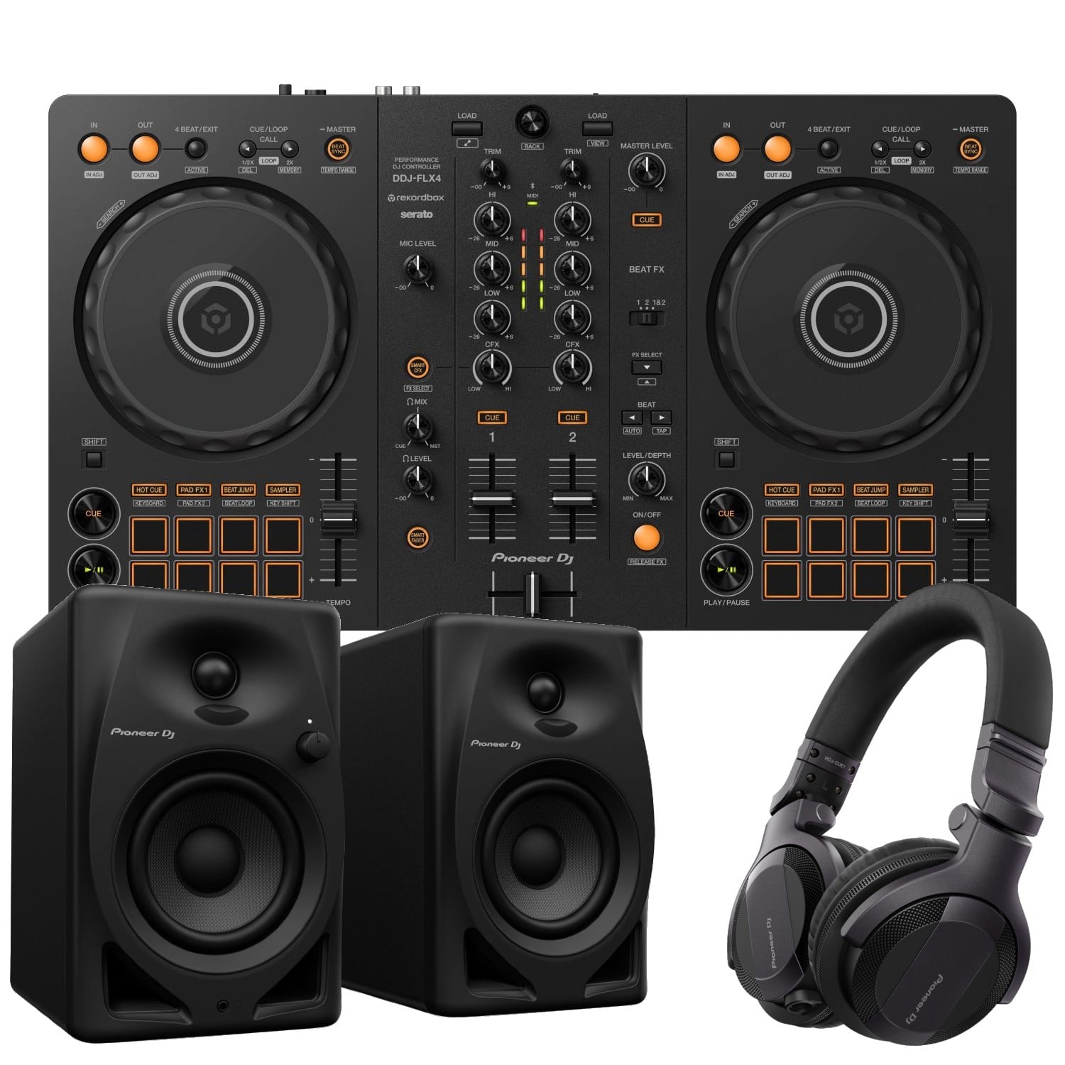 Pioneer DJ DDJ-FLX4 美品 箱付 KOSSヘッドホン付 Amazon.com: Pioneer