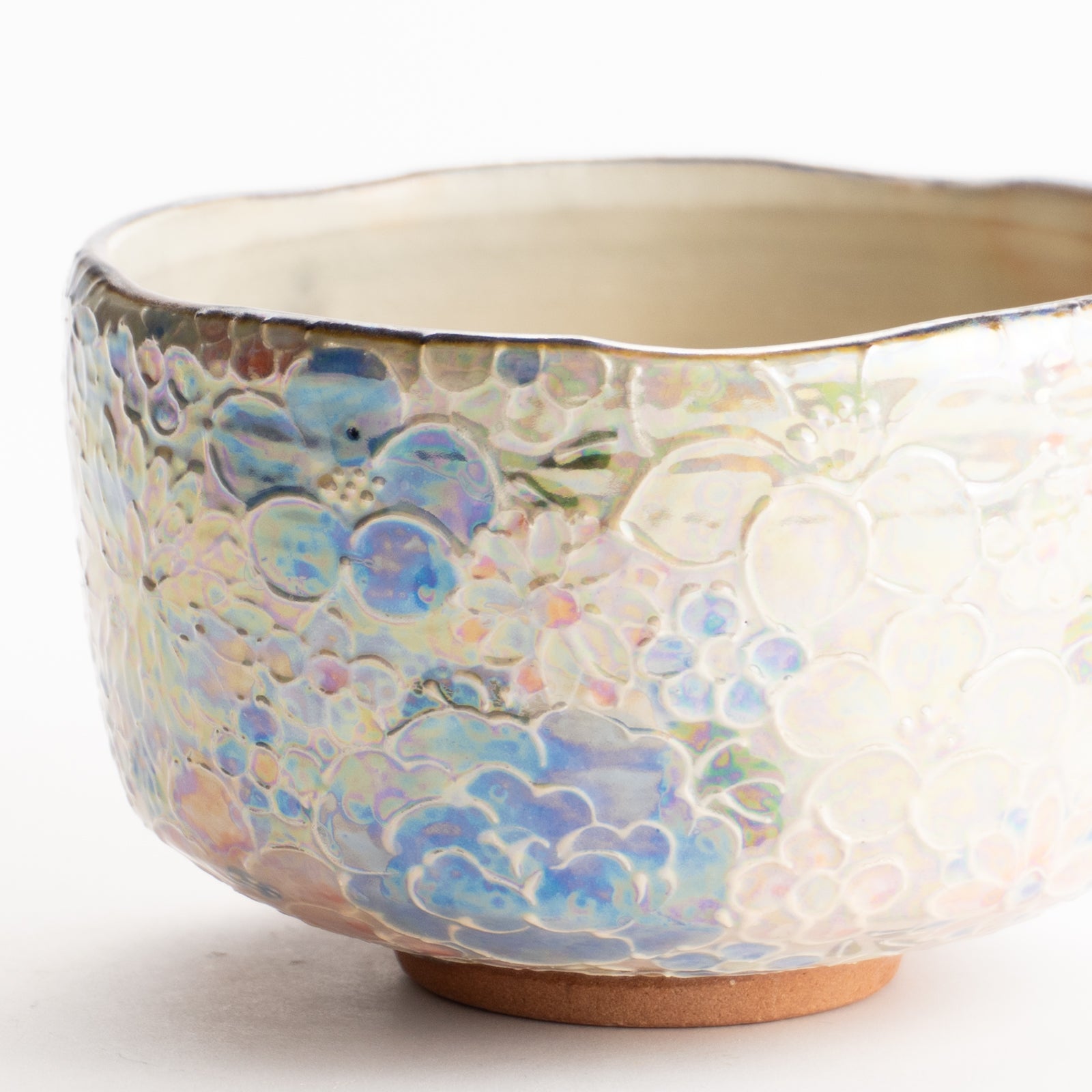 京都 清水焼】抹茶碗 ラスター彩