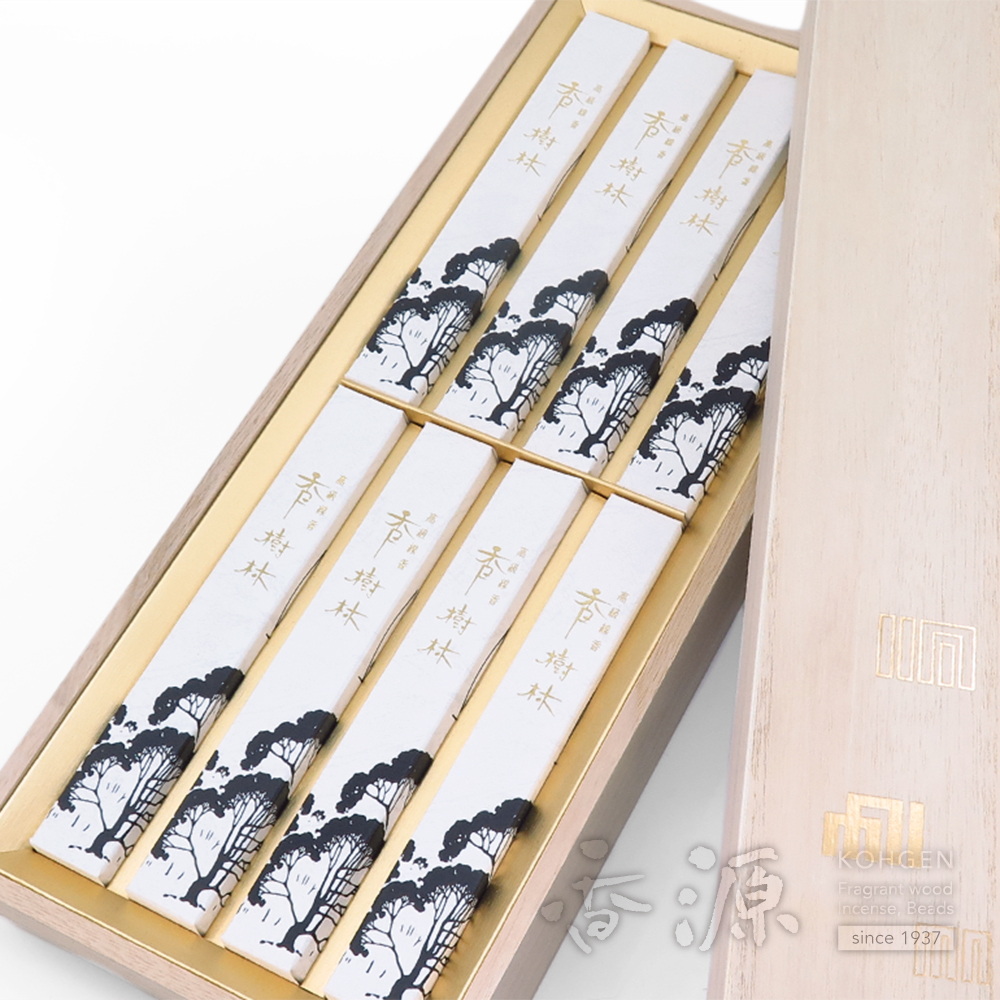 玉初堂 お線香 贈答用 ギフト 香樹林 8箱入 桐箱の通販 - お香専門店香源