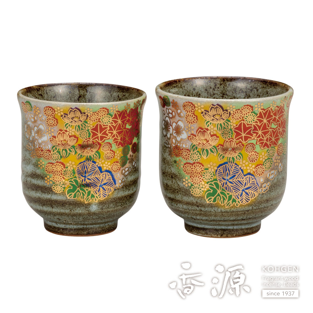 九谷焼 組湯呑 春夏秋冬の通販 - お香専門店香源