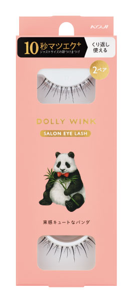 ドーリーウインク サロンアイラッシュ No.17 束感キュートなパンダ