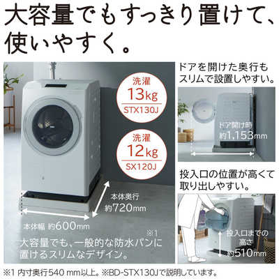 日立 HITACHI ドラム式洗濯乾燥機 (右開き) ビックドラム 洗濯12.0kg