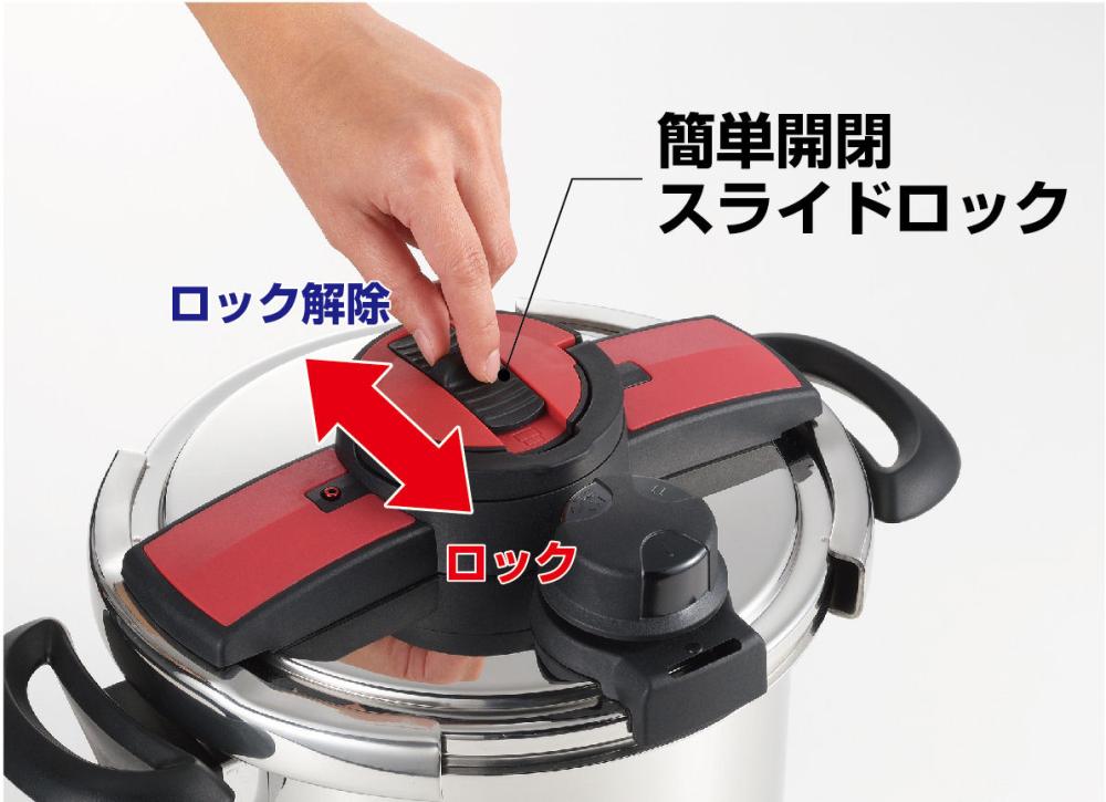 ステンレス 両手圧力鍋 NEWボルドー 6L の通販 | ホームセンター