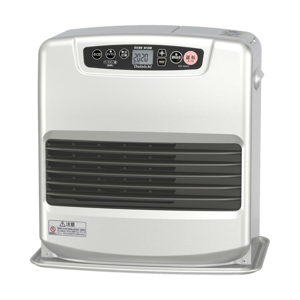 ダイニチ 石油ファンヒーター 木造9畳 ライトシルバー 専用収納カバー