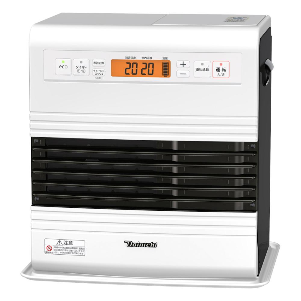 ダイニチ 石油ファンヒーター 木造10畳 スノーホワイト FW