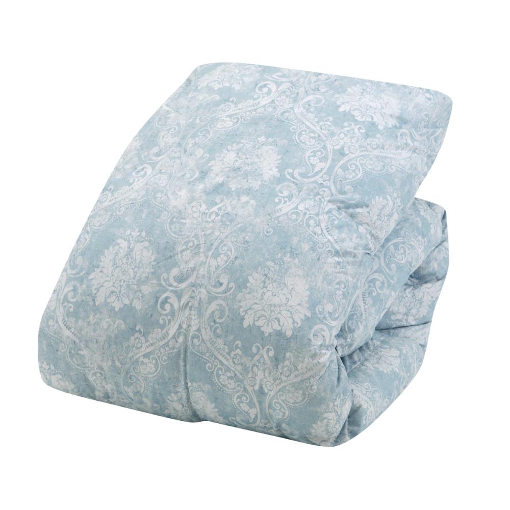 ハイブリッド羽毛掛布団 ホワイトダックダウン50％使用 ブルー