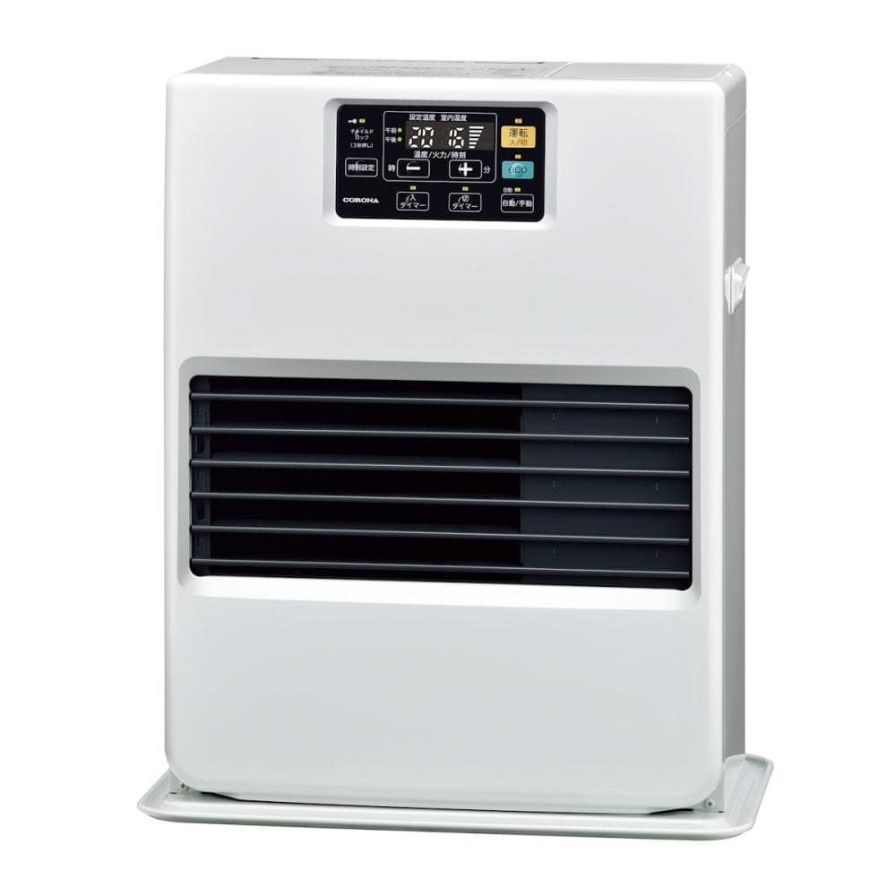 コロナ FF式温風ストーブ 木造9畳 カートリッジタンク式 ホワイト