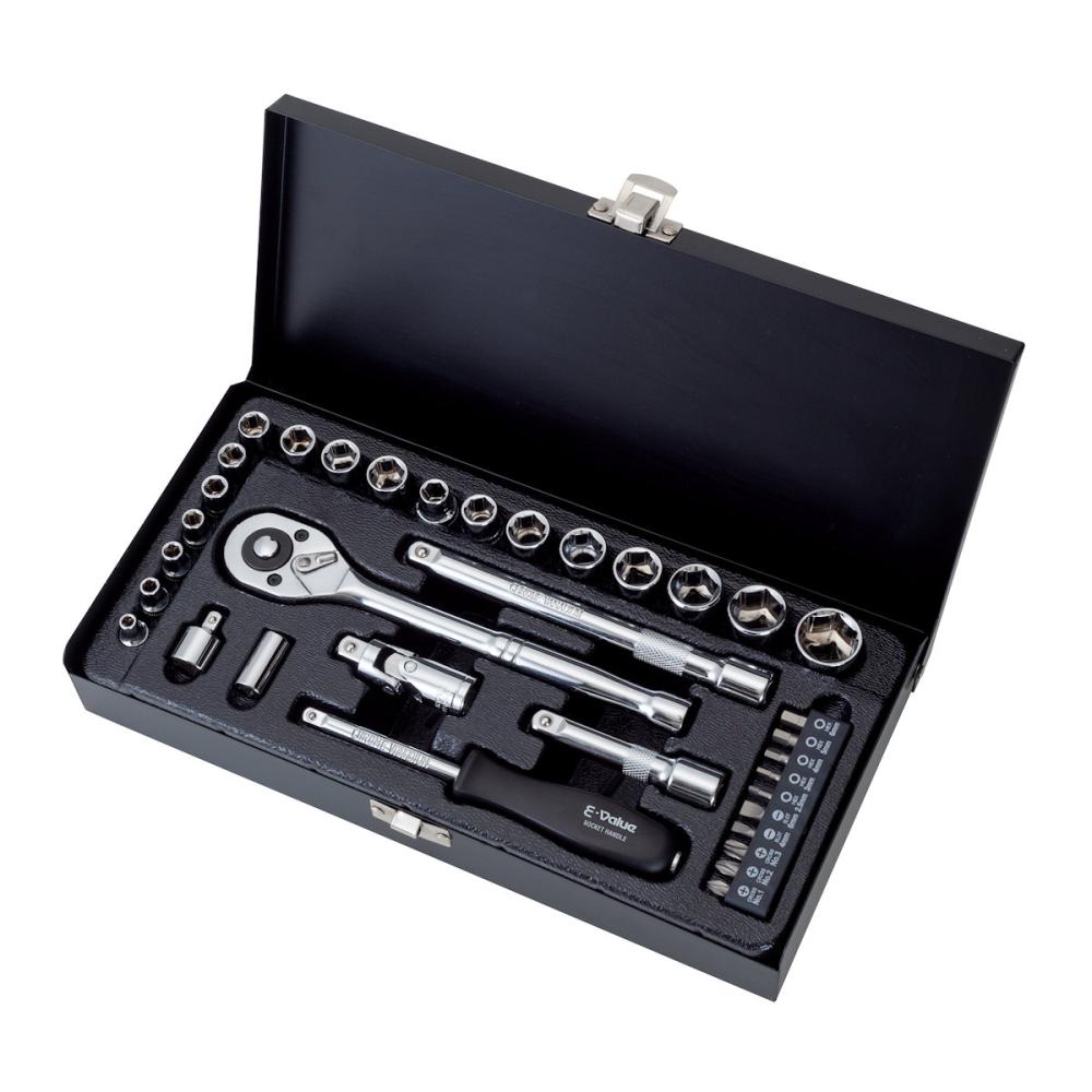 藤原産業 E－Value ソケットレンチセット ESR－2027M の